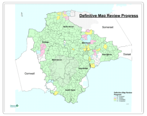 Devon County Council Maps Definitive Map Review - Public Rights Of Way