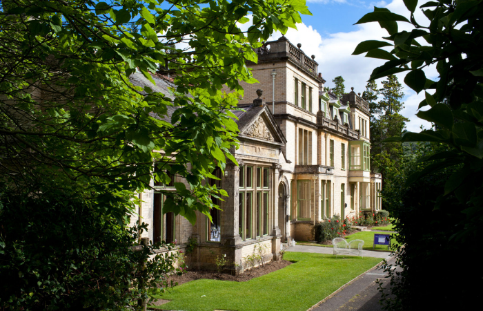A large, stately home type building