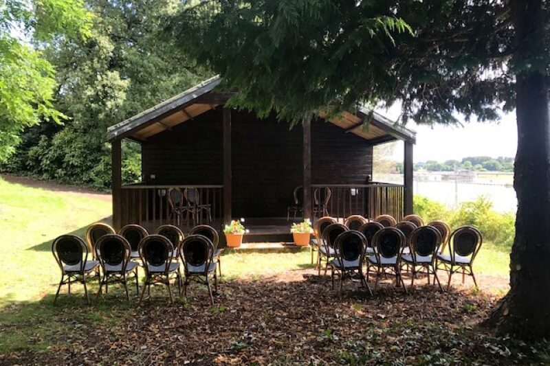 The Boatshed ceremony venue at Larkbeare House