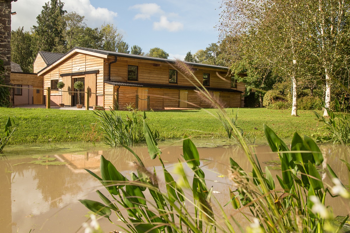 Valleyside Barn ,view from the pond