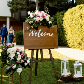 wedding welcome sign