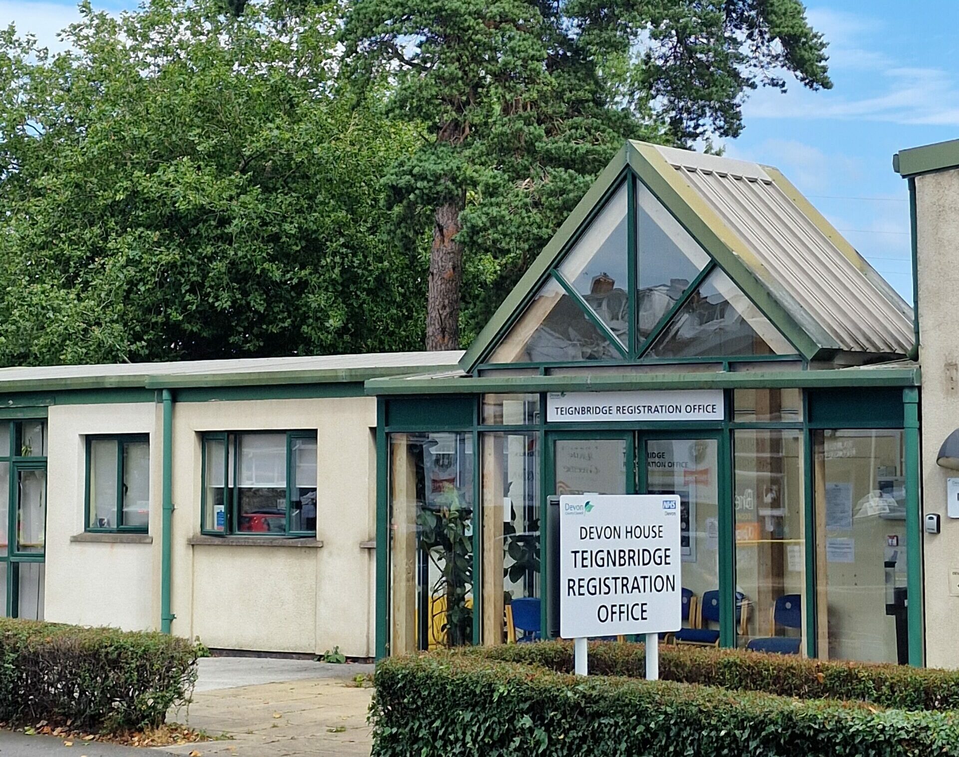 Teignbridge Registration office