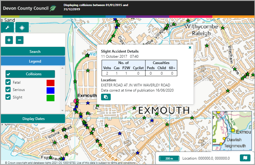 Image of the Traffweb website