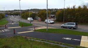 Monkerton Crossing, E4 Cycle Route