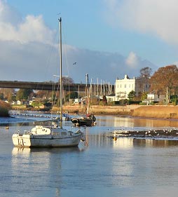 The river at Topsham