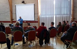 Parking team at a training course