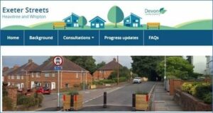 Heavitree and Whipton, Low Traffic Neighbourhood, website banner