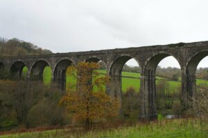 Shillamill Viaduct, on the route of proposed Tavistock-Plymouth train services