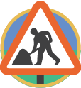 roadworks sign