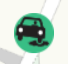 An icon that indicates the presence of a reported pothole.