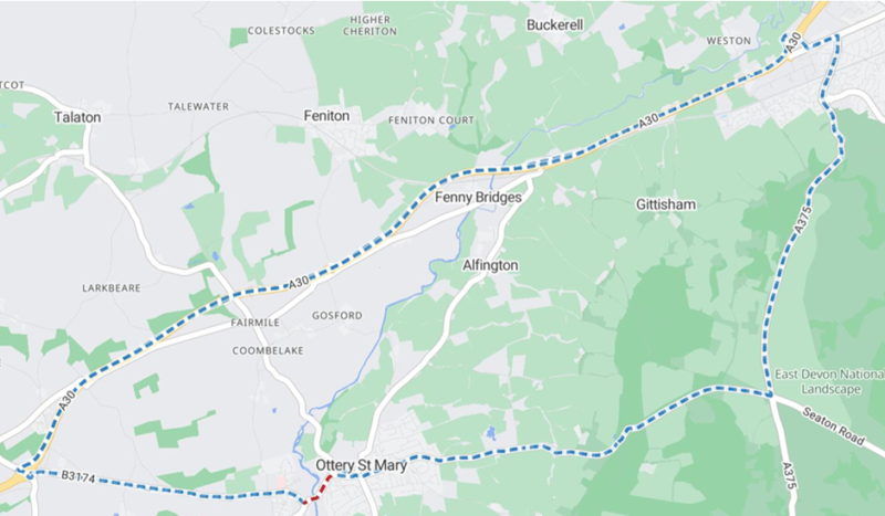 This map shows Mill Street and Canaan Way will be closed from Wednesday 24 June to Wednesday 1 July 2026