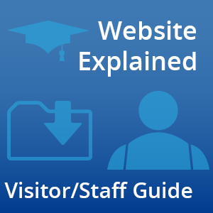 website guidance - visitor and staff guide icon