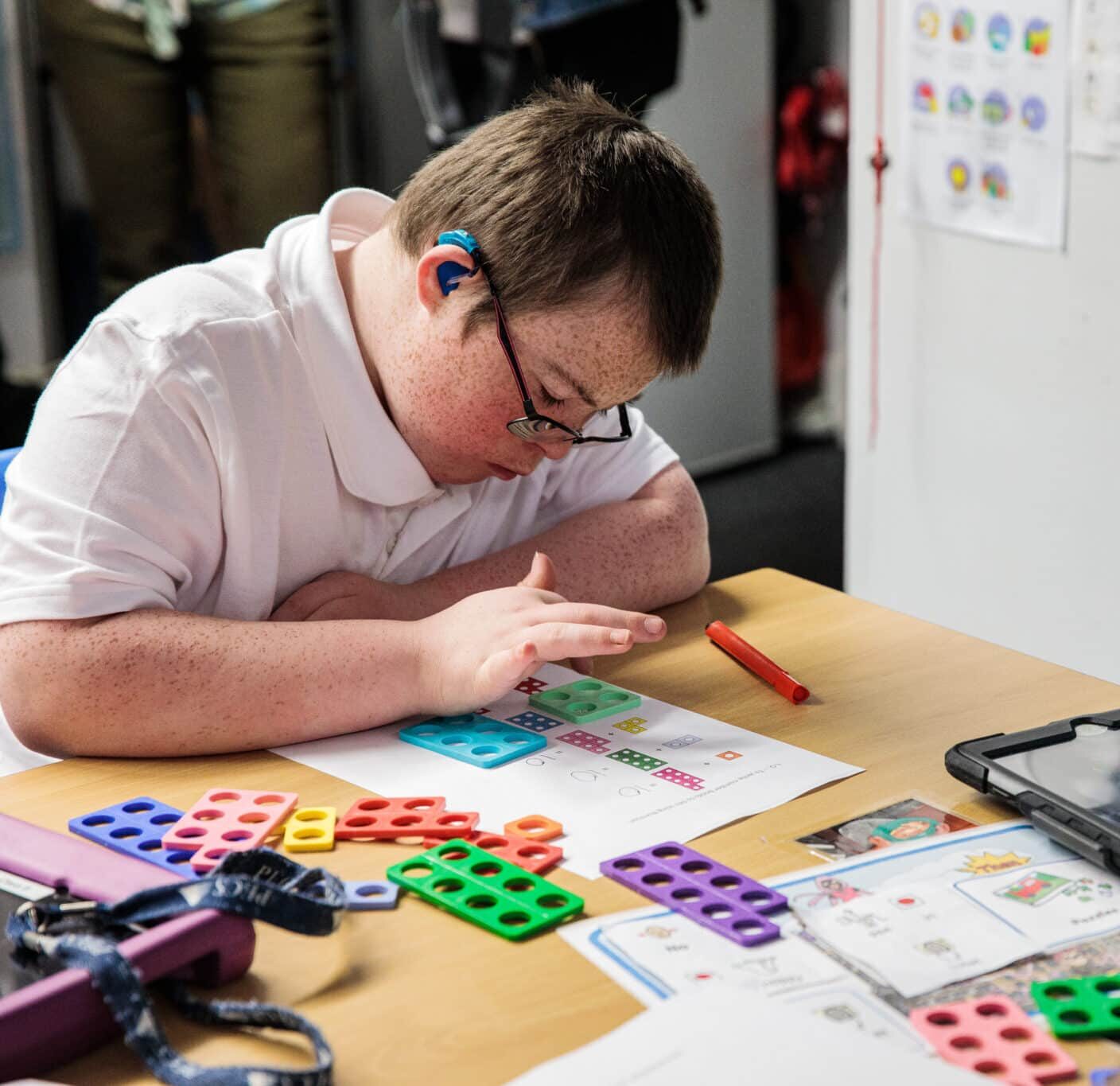 Child receiving additional supported learning