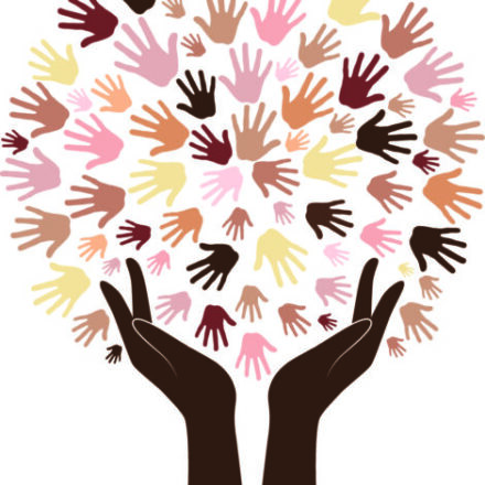 tree with hands image