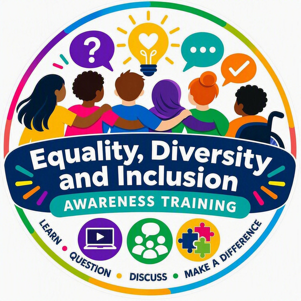 Logo representing children interlocked