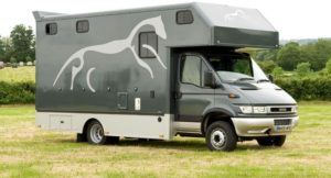 Luton horsebox lorry