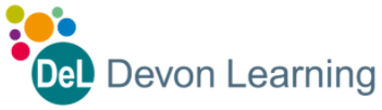 DEL Devon Learning logo