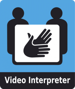 Contact us through a sign language interpreter