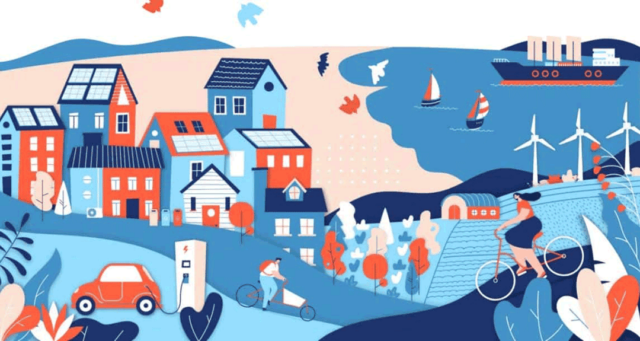 An illustration from the Devon Carbon Plan